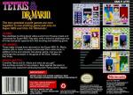 Tetris & Dr Mario Box Art Back